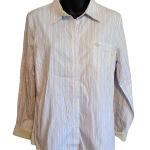 NWT Vintage Tommy Hilfiger Women's Button Up Striped Shirt